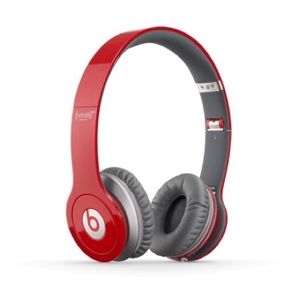 Beats by Dr Dre Solo Retails $100+ HD Red Wired Monster Beats Headphones